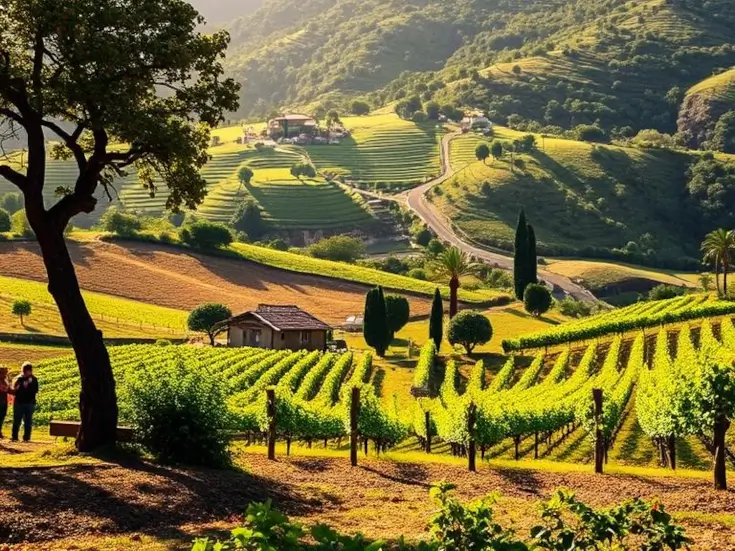 Ruta del vino por los viñedos de La Palma